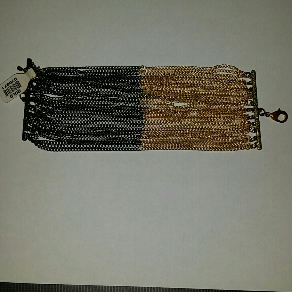 Black and gold bracelet