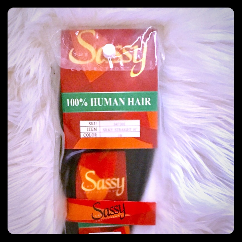 🆕3/$15🍂🍁 100% Human Hair 🍂 Silky Straight 10”