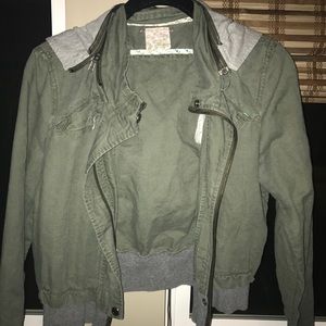 Free People Cropped Military Jacket