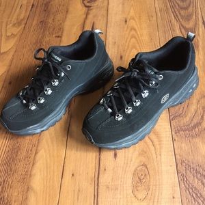 skechers premium nubuck black