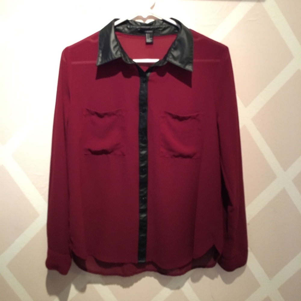 Forever 21 Chiffon Top