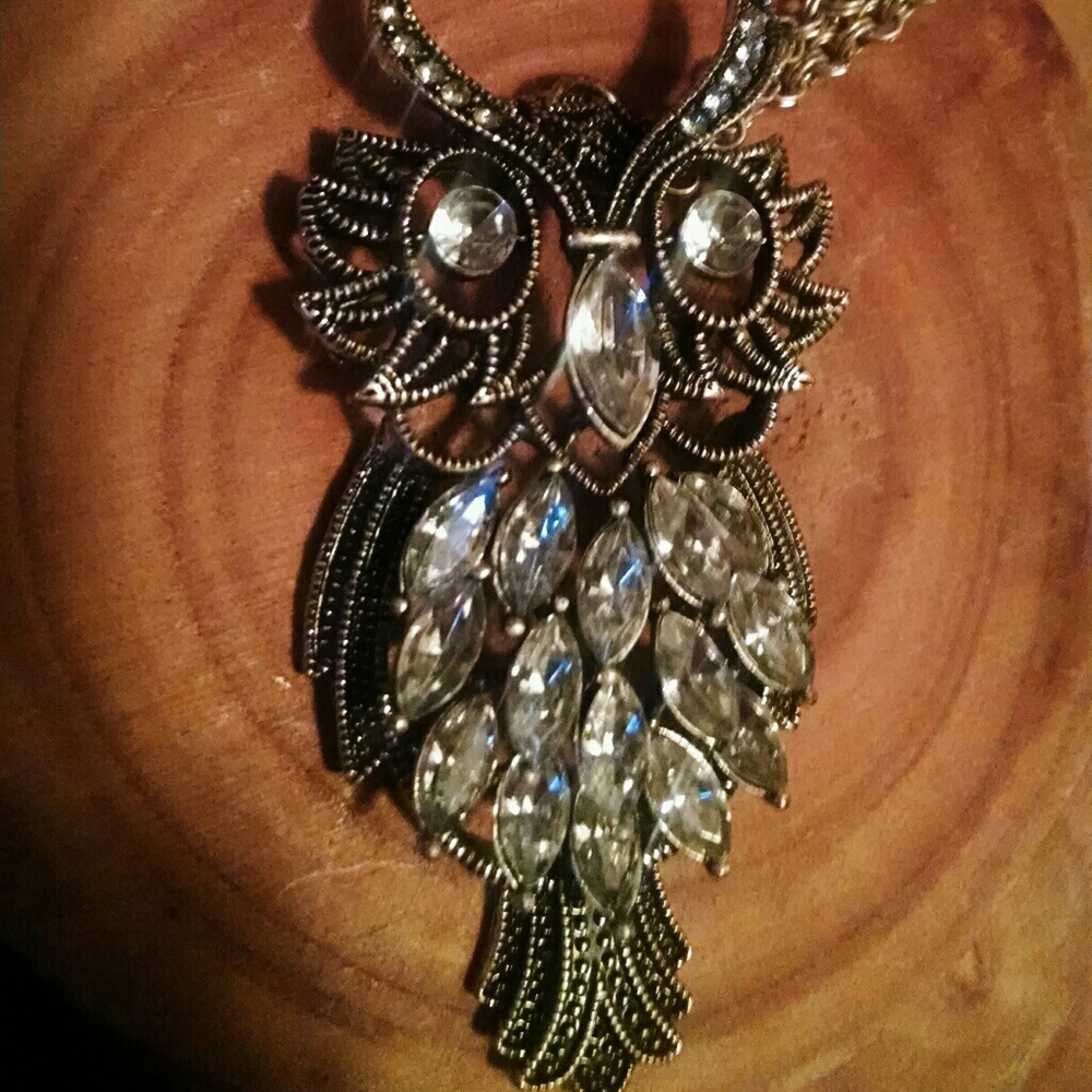 Vintage owl necklace