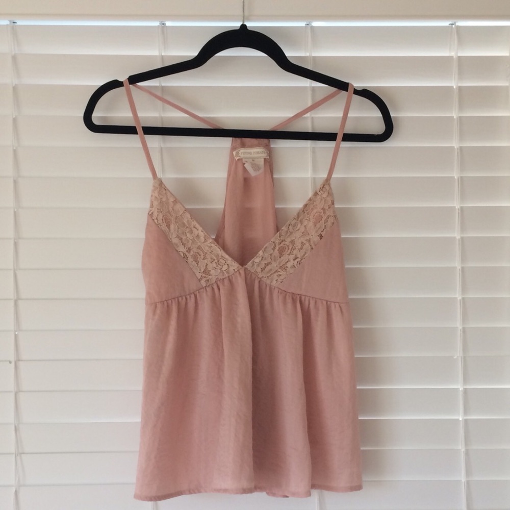 Boho Chic Tank - Blush Pink