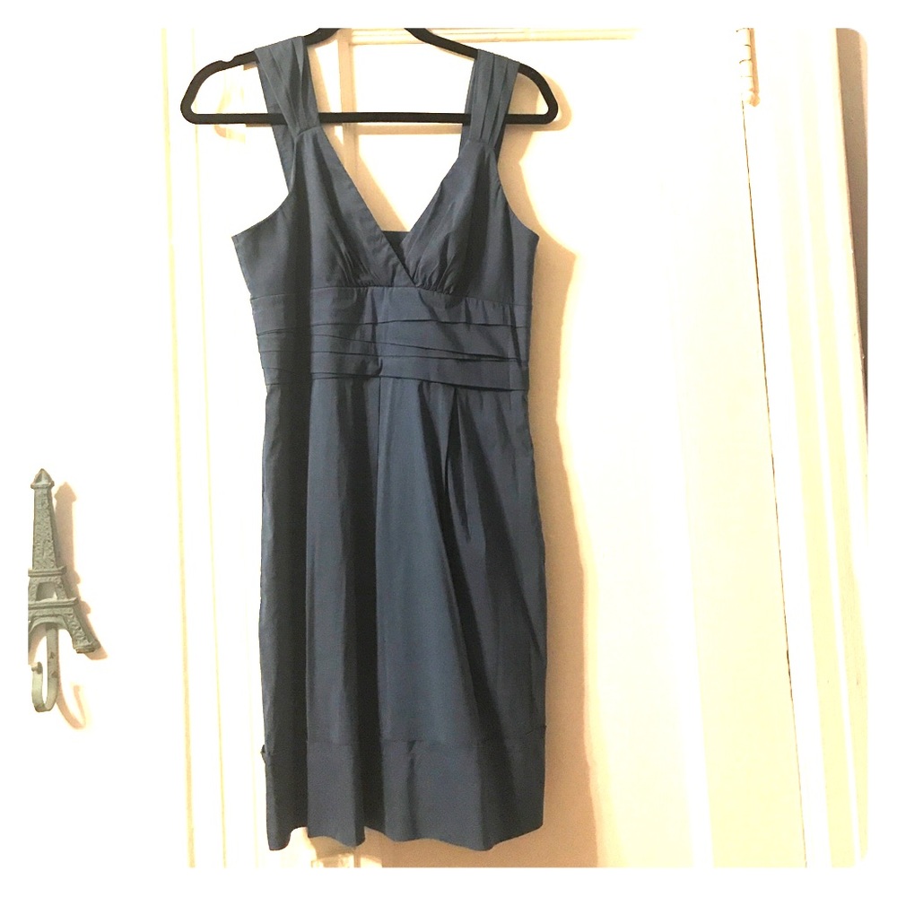 BCBGMAXAZRIA thick strapped blue Cocktail dress!