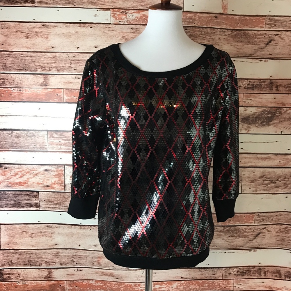 Express • Sequin sweatshirt • size large