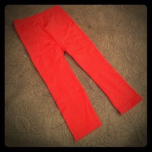 Coral cropped 16” inseam legging/ tights—unworn