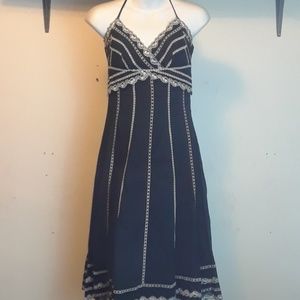 White House Black Market Halter Dress Size 00
