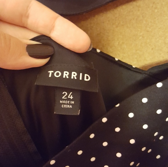 Retro Black and White Polka Dot Dress - Picture 3 of 7