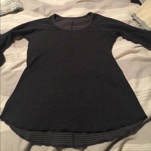 Lululemon reversible long sleeve thick shirt size4