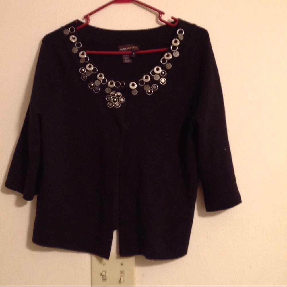 Dana Buchman Metal Accent Sweater
