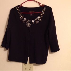 Dana Buchman Metal Accent Sweater