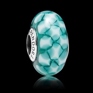 PANDORA Silver Glass Charm