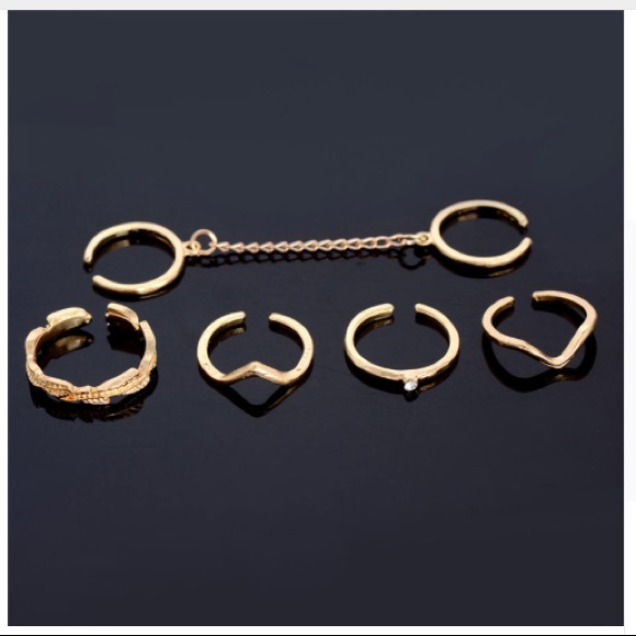 Set of Six Ring Stack - Picture 3 of 4