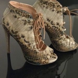 Zigi Shoho lace-up heels