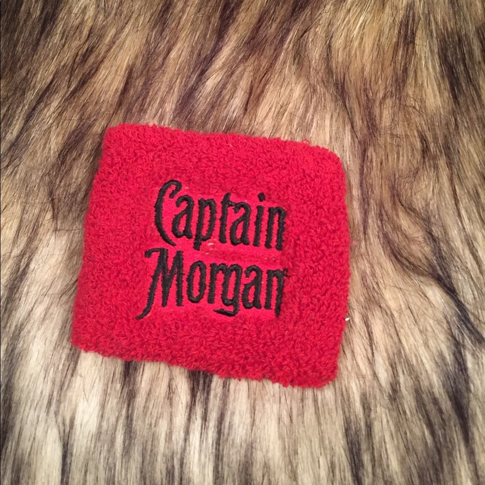 NWOT Captain Morgan Wrist Sweatband