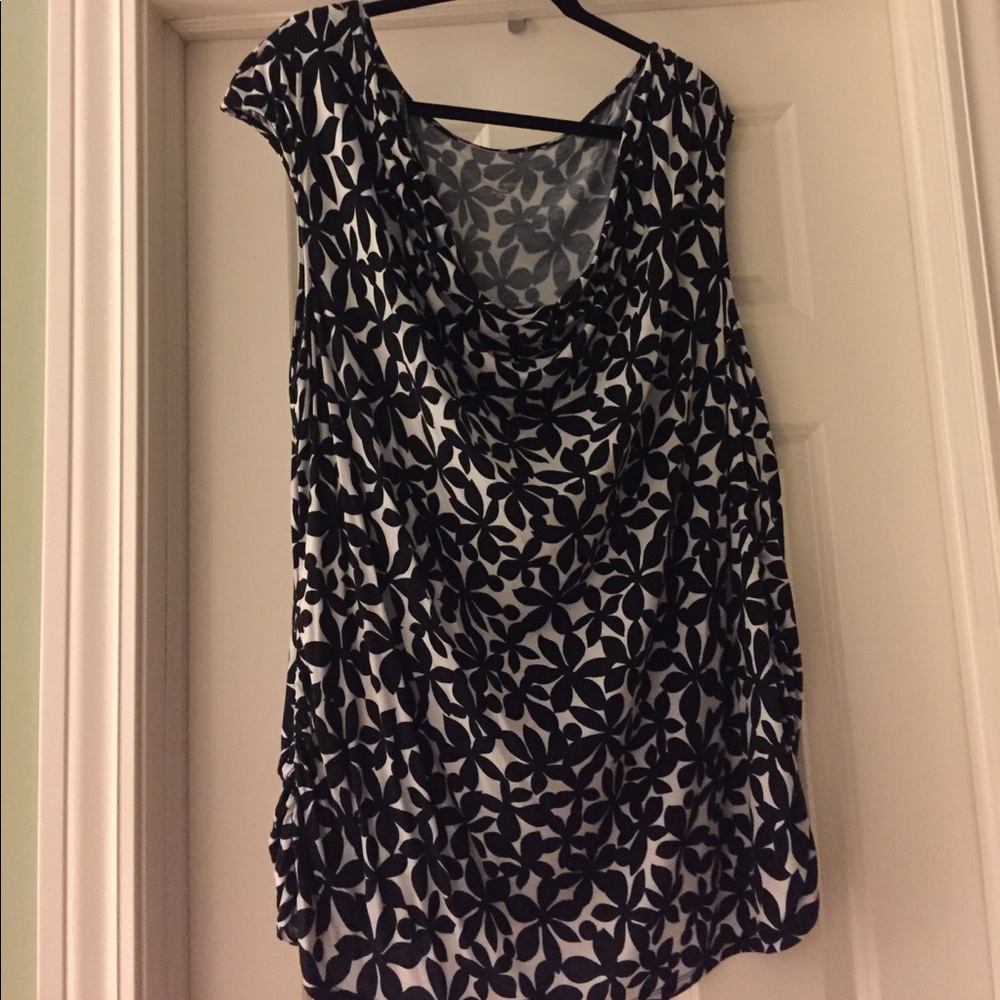 Lane Bryant Sleeveless Top w/Draped Neck