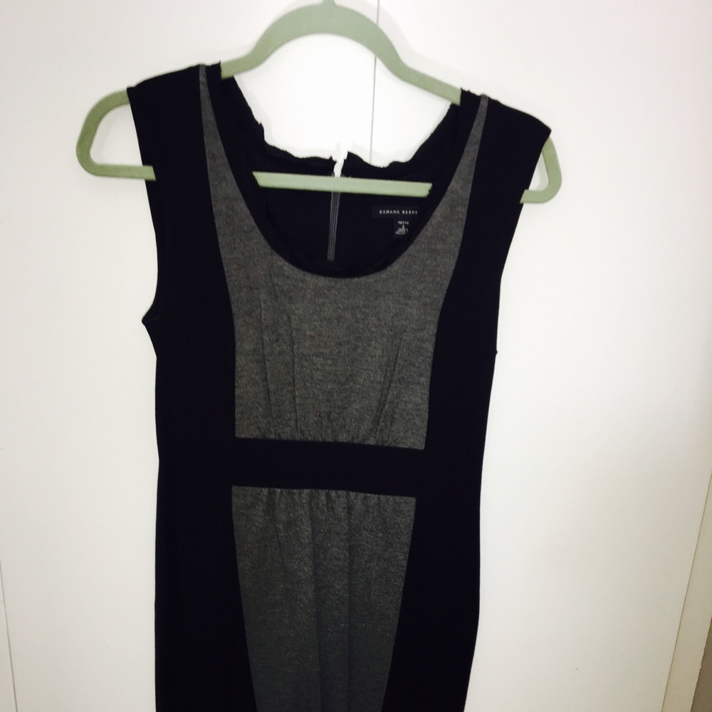 BANANA REPUBLIC---Black and Gray Dress--Size Small
