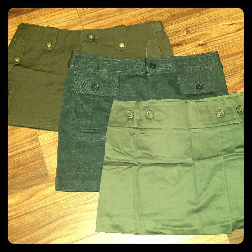 Set of 3 mini skirts