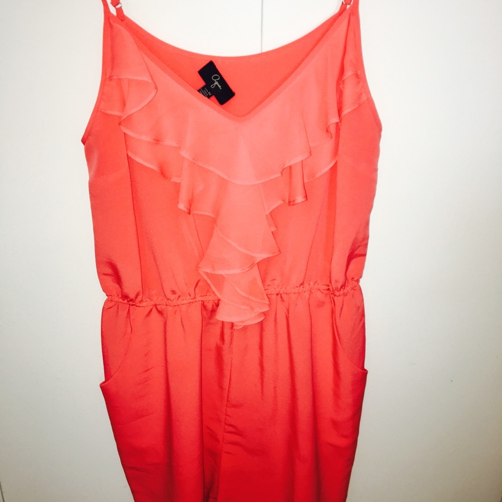 CORAL SUMMER ROMPER