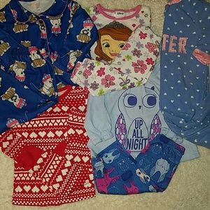 Girls pajama bundle size 12 months