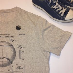 Banana Republic Men’s Baseball Patent T shirt.