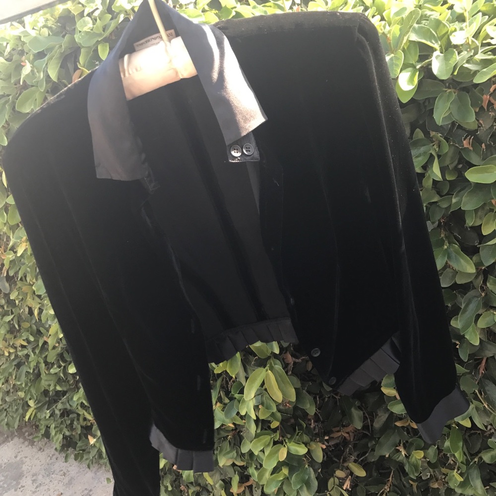 Emporio Armani Velvet Cardigan