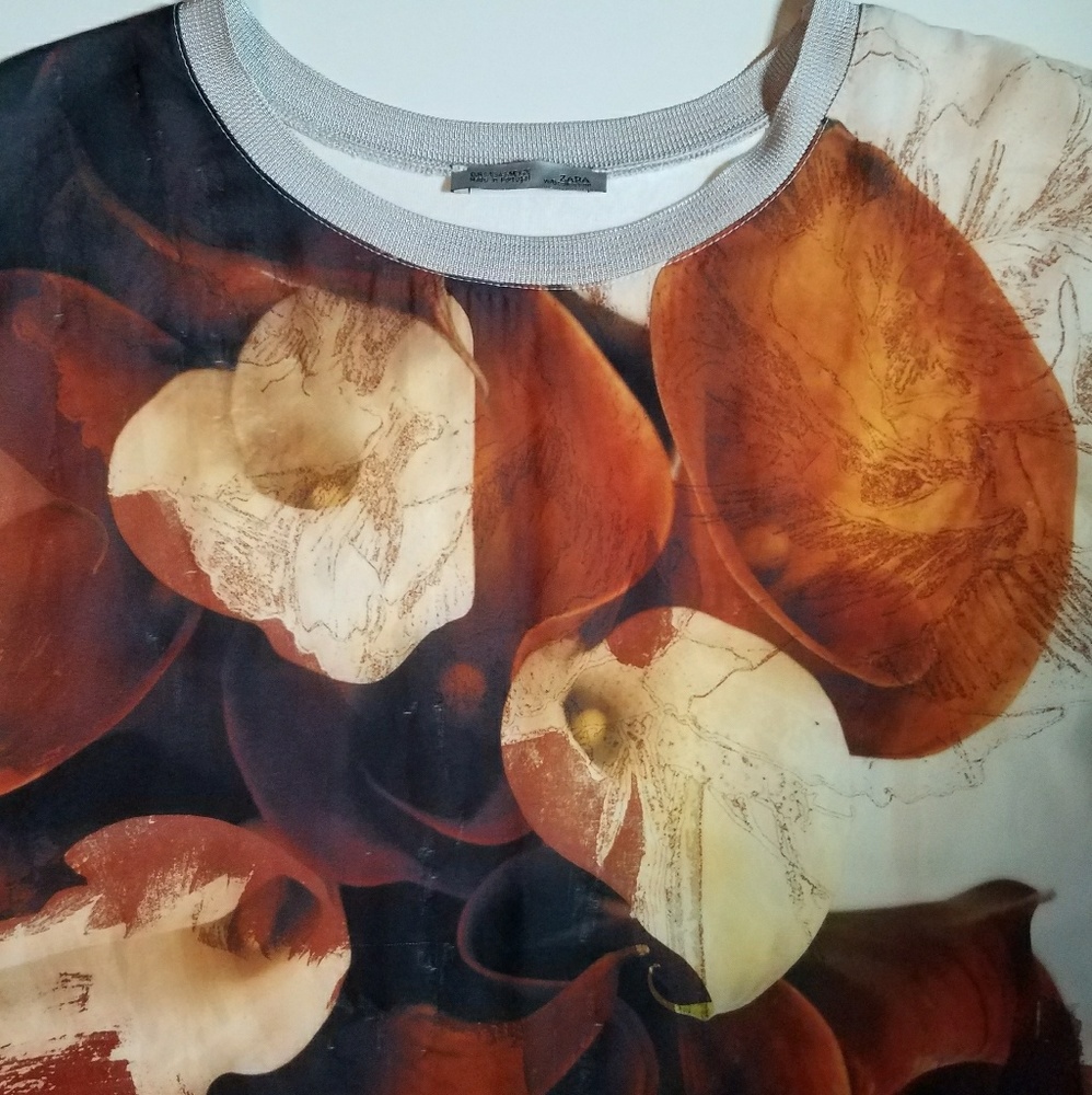 Rustic patterned blouse - Picture 2 of 4