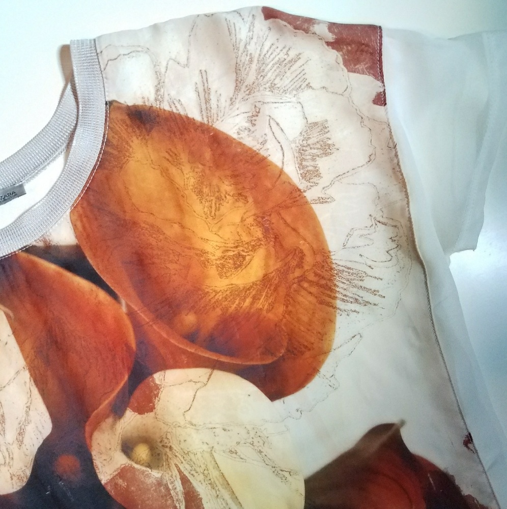 Rustic patterned blouse - Picture 3 of 4