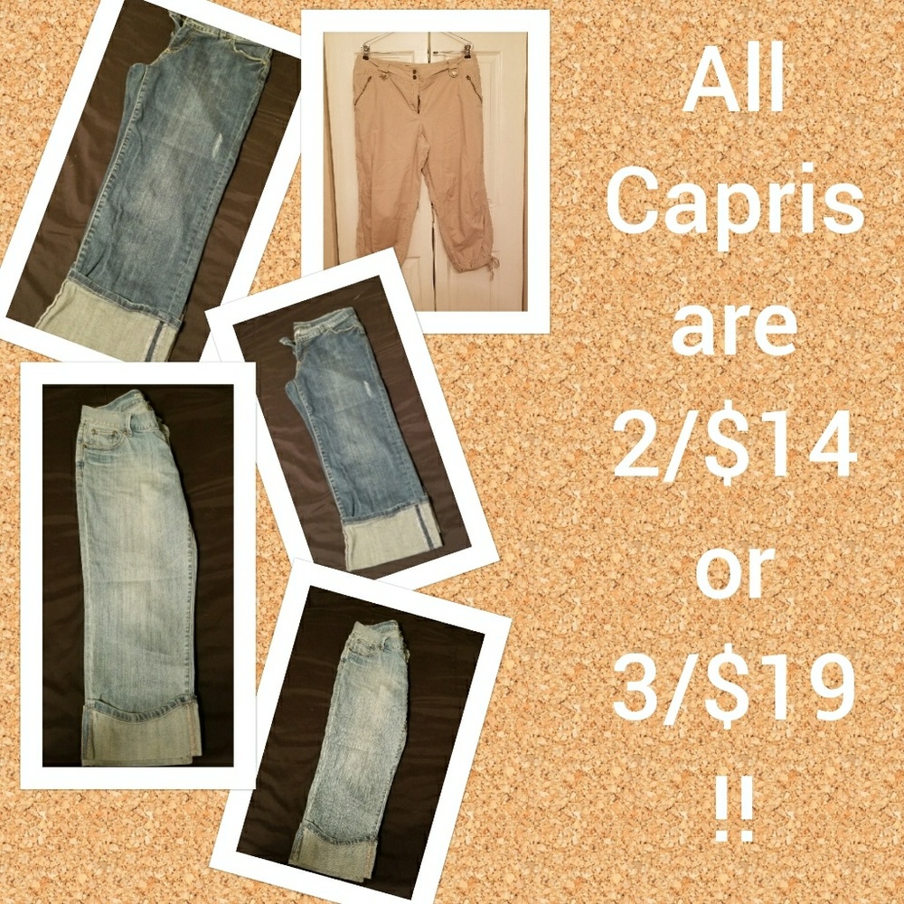 🐝2/$14 All Capris🐝