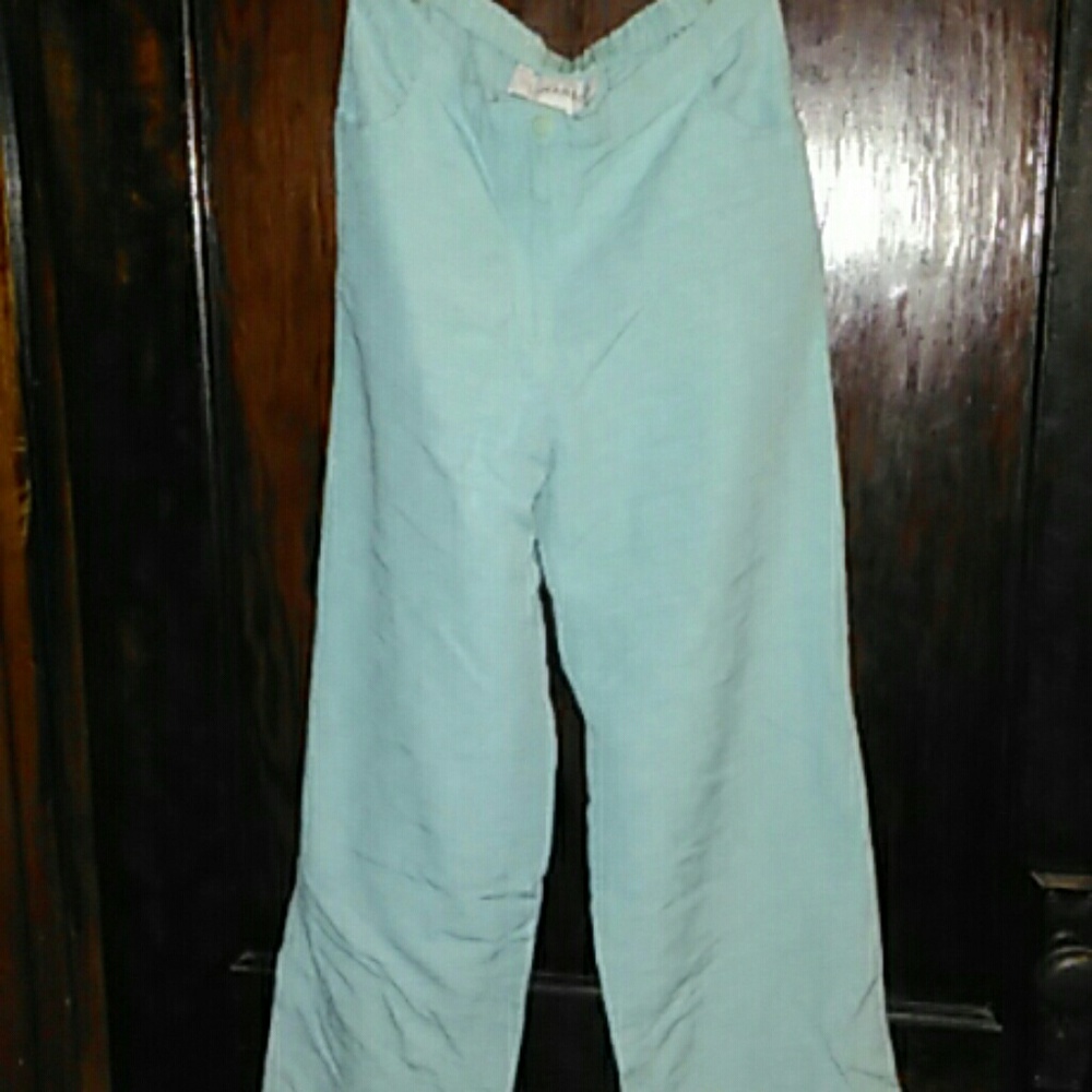 Silk pants