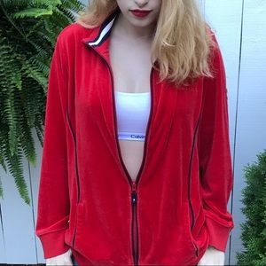 Vintage Tommy Hilfiger Suede Zip-Up