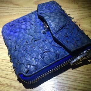 Blue Alexander Wang wallet
