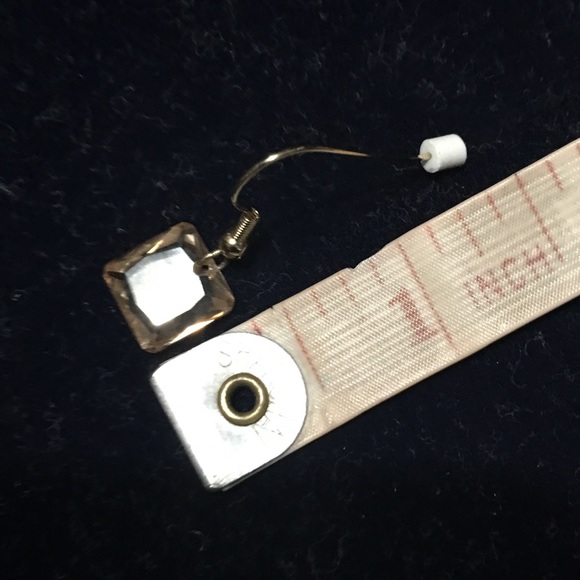 EARRINGS ZIRCONIAN STONE IN A BOX - Picture 3 of 3