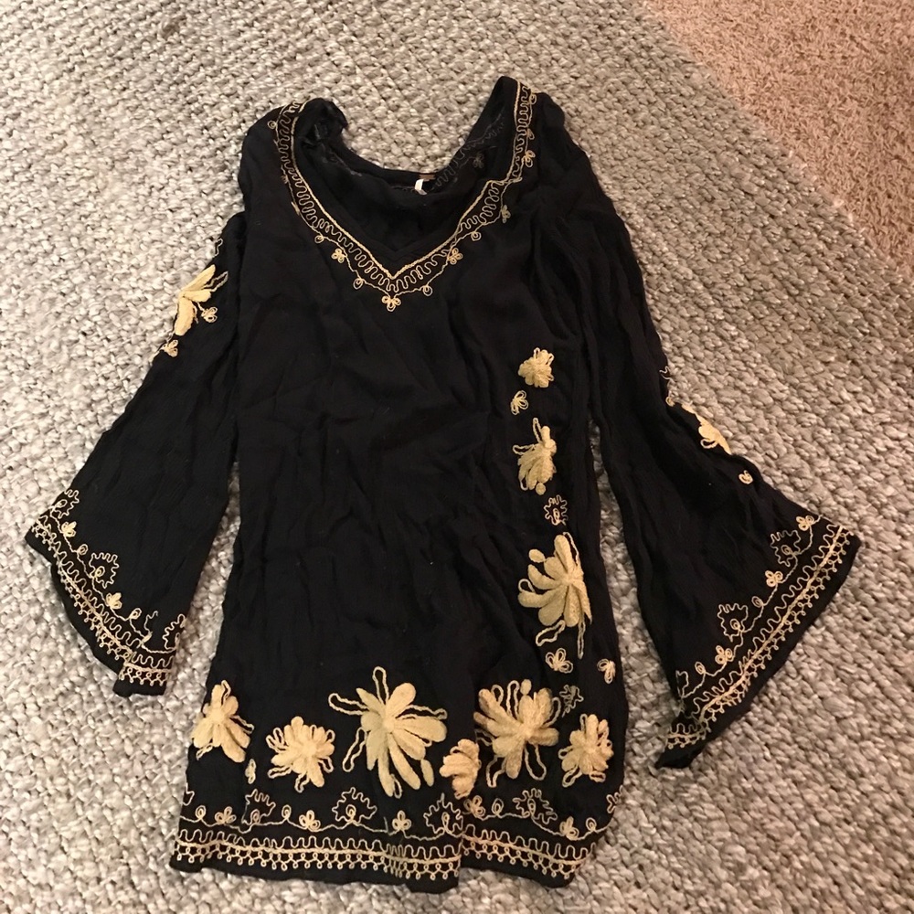 Free People bell sleeve dress