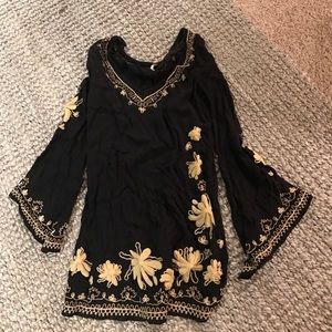 Free People bell sleeve dress