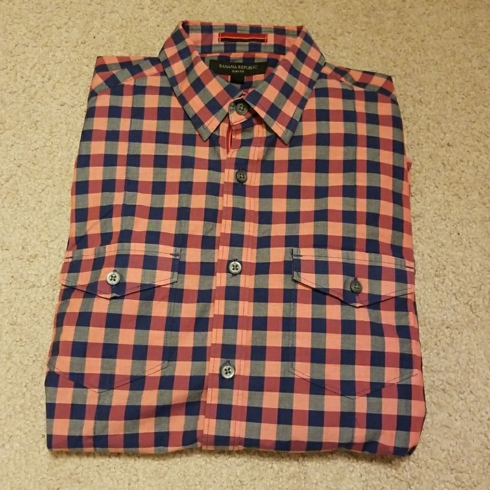 Slim fit Small Banana Republic  button down shirt