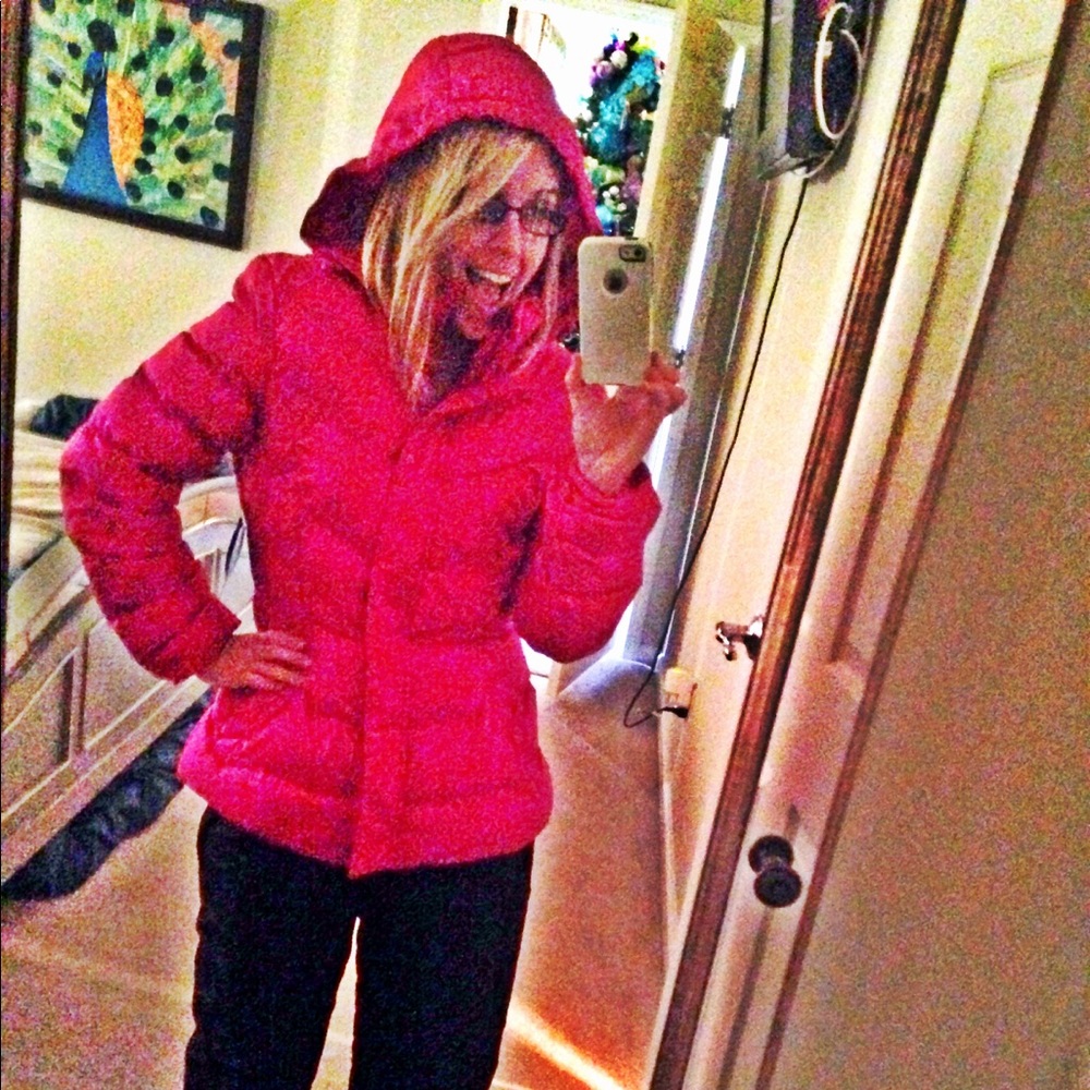 Kids size 10/12 pink winter jacket