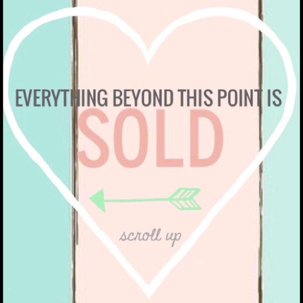Everything Below Is Sold