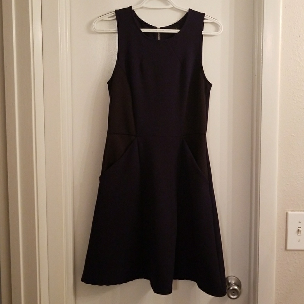 Black/Blue Dress.