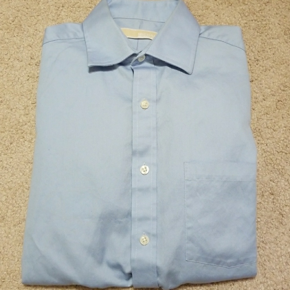 Medium light blue Michael Kors button down shirt