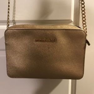 Michael Kors gold purse