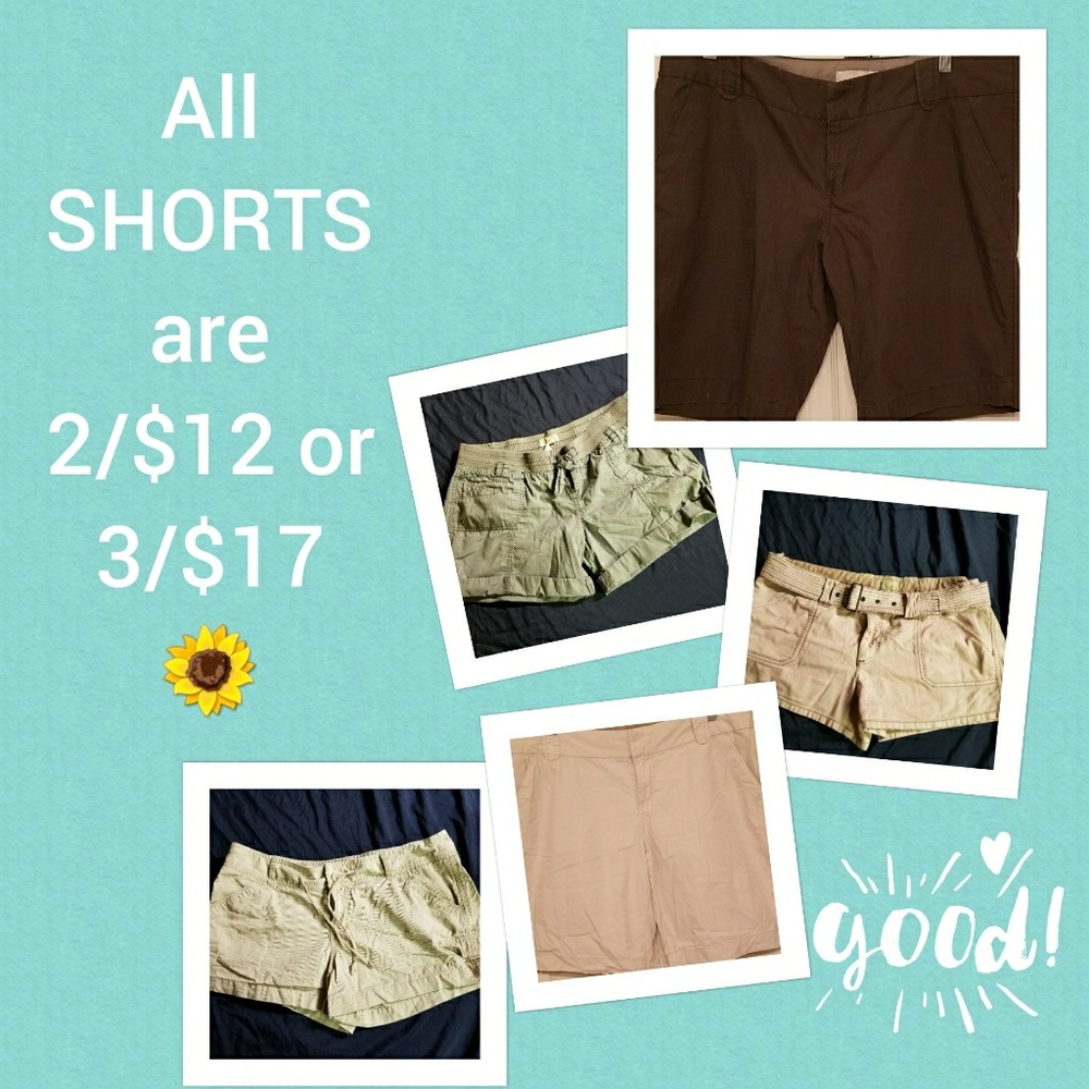 🌻ALL Shorts are 2/$12🌻