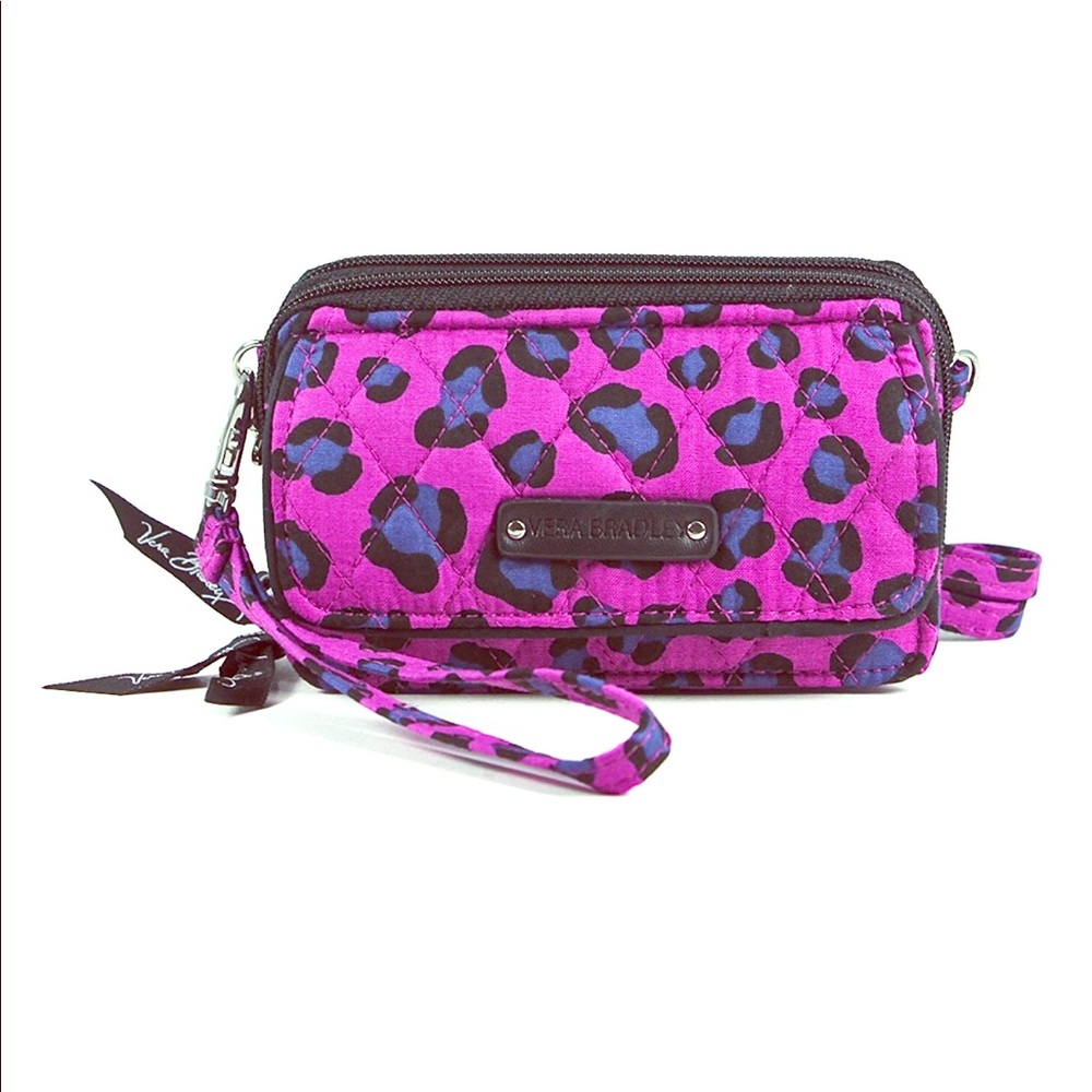 Vera Bradley All in One Wristlet Crossbody Leopard