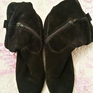 Beautiful suede booties