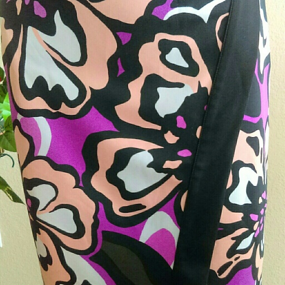 Fuchsia Floral Envelope Skirt - Picture 3 of 8