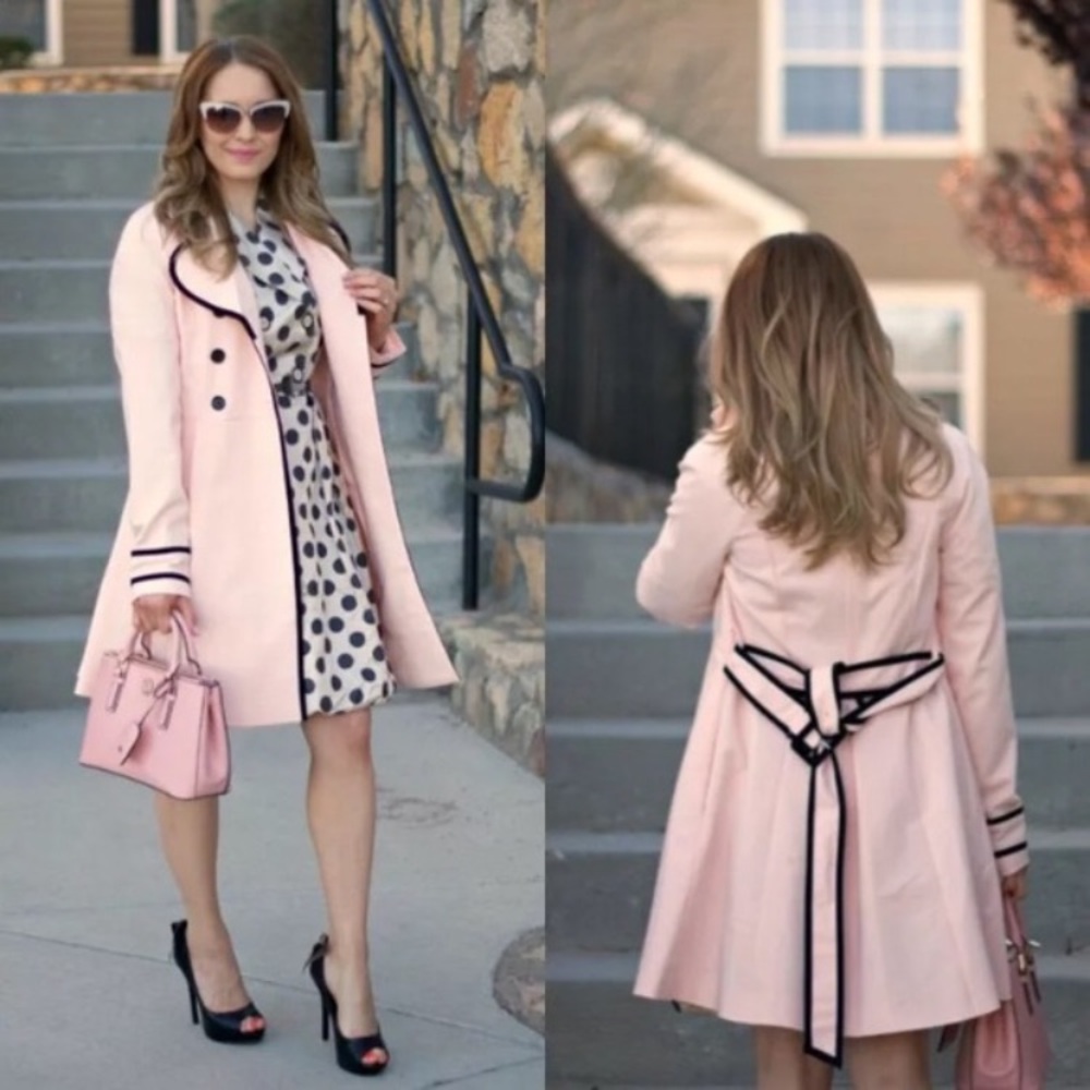 ELLE Blush Trench Coat