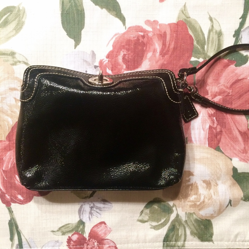 Coach Patent Leather Clutch
