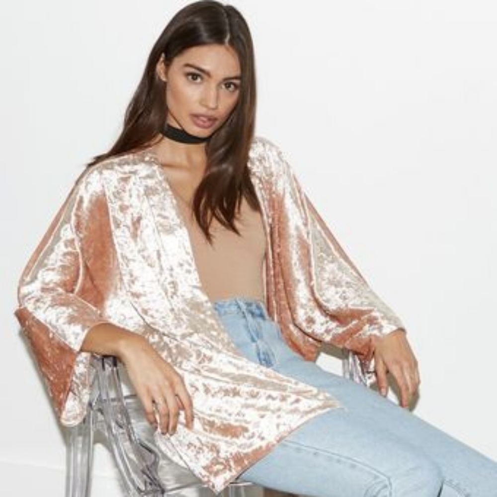 Crushed Velvet Kimono