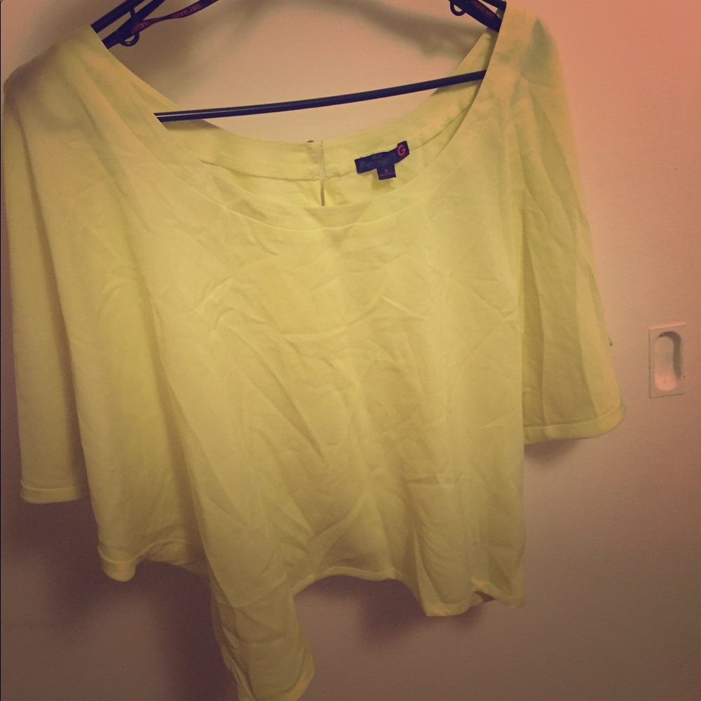 Lime Green Guess Top NWT