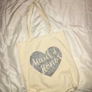 Maid of Honor Canvas Bag with Free Pin